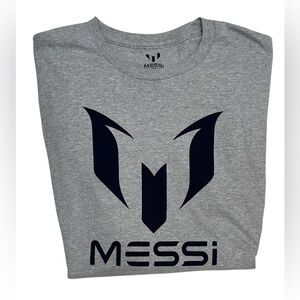 Messi‎ Colection men’s t shirt logo grey size L NWT